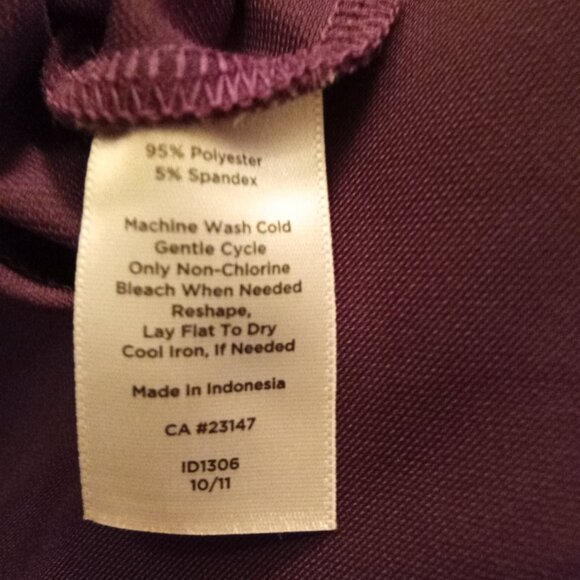 Talbot's Cranberry Dress L 3/4 Sleeve - Picture 5 of 7